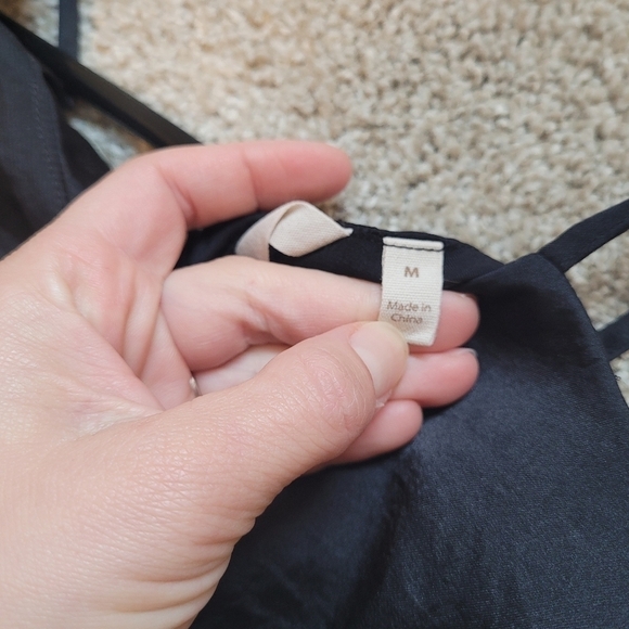 Soft Surroundings Women's Black Sleek Maxi Dress Size Medium - Picture 5 of 7